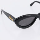 LOEWE Sunglasses Plastic Black Gold Auth 206150V-7