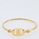 Salvatore Ferragamo Vala Bracelet Metal Gold Tone Auth 206151V-11