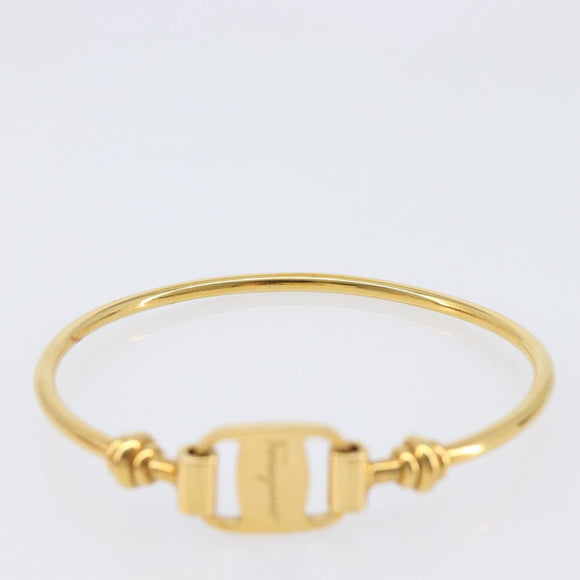 Salvatore Ferragamo Vala Bracelet Metal Gold Tone Auth 206151V