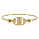 Salvatore Ferragamo Vala Bracelet Metal Gold Tone Auth 206151V-2