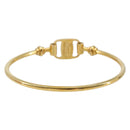 Salvatore Ferragamo Vala Bracelet Metal Gold Tone Auth 206151V-3