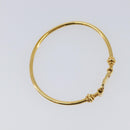 Salvatore Ferragamo Vala Bracelet Metal Gold Tone Auth 206151V-6