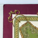 HERMES Carre 90 Scarf Silk Purple Auth 206173-2