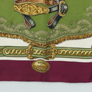 HERMES Carre 90 Scarf Silk Purple Auth 206173-9