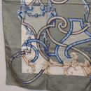 HERMES Carre 90 Scarf Silk Gray Auth 206183-8