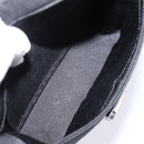 GUCCI Shoulder Bag Satin Black Silver Auth 206225A-17