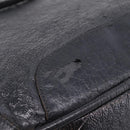Miu Miu Hand Bag Leather Black Gold Auth 206226-9