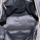 Miu Miu Hand Bag Leather Black Gold Auth 206226-11