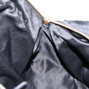 Miu Miu Hand Bag Leather Black Gold Auth 206226-35