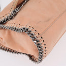 Stella McCartney Falabella Chain Bag Polyester Orange Silver 364519 Auth 206228-15