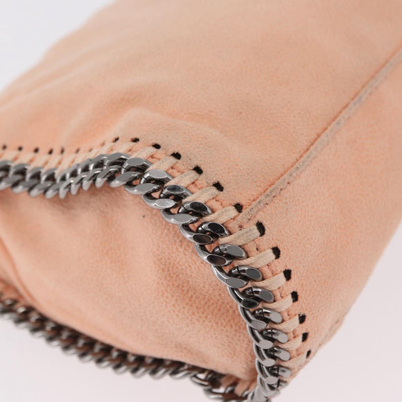 Stella McCartney Falabella Chain Bag Polyester Orange Silver 364519 Auth 206228