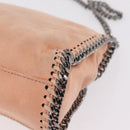 Stella McCartney Falabella Chain Bag Polyester Orange Silver 364519 Auth 206228-18