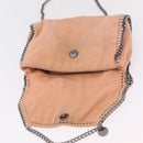 Stella McCartney Falabella Chain Bag Polyester Orange Silver 364519 Auth 206228-9