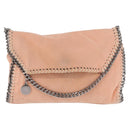Stella McCartney Falabella Chain Bag Polyester Orange Silver 364519 Auth 206228-13