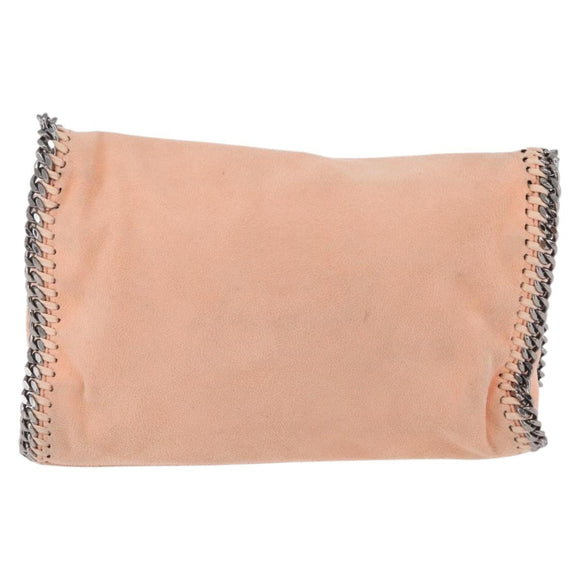 Stella McCartney Falabella Chain Bag Polyester Orange Silver 364519 Auth 206228