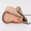 Stella McCartney Falabella Chain Bag Polyester Orange Silver 364519 Auth 206228-4