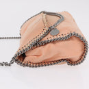 Stella McCartney Falabella Chain Bag Polyester Orange Silver 364519 Auth 206228-5