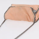 Stella McCartney Falabella Chain Bag Polyester Orange Silver 364519 Auth 206228-7