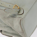 GUCCI Bamboo Backpack Leather Light Blue Gold 003 2058 0016 Auth 206231-17