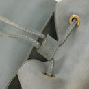 GUCCI Bamboo Backpack Leather Light Blue Gold 003 2058 0016 Auth 206231-23