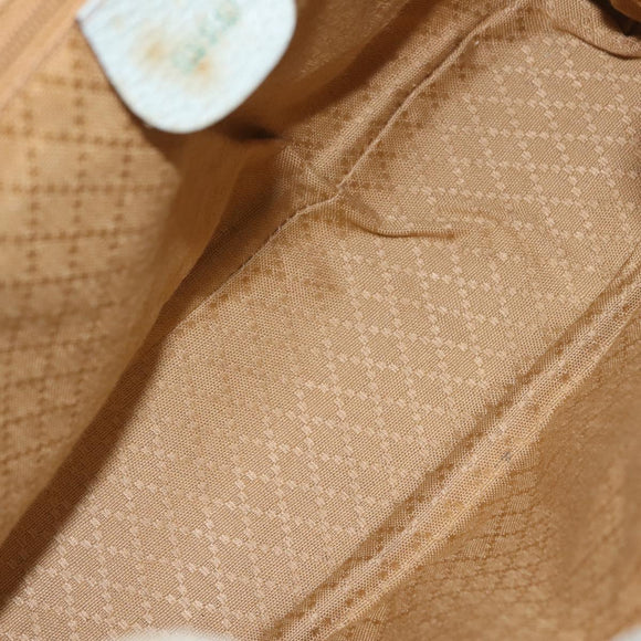 GUCCI Bamboo Backpack Leather Light Blue Gold 003 2058 0016 Auth 206231