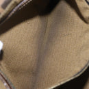 FENDI Zucca Canvas Shoulder Bag Brown Black Auth 206232A-29