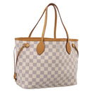 LOUIS VUITTON Damier Azur Neverfull PM Tote Bag N41362 LV Auth 206233A-1