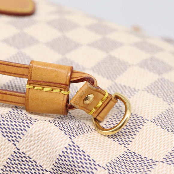 LOUIS VUITTON Damier Azur Neverfull PM Tote Bag N41362 LV Auth 206233A