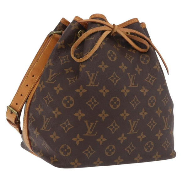 LOUIS VUITTON Monogram Petit Noe Shoulder Bag M42226 LV Auth 206234V