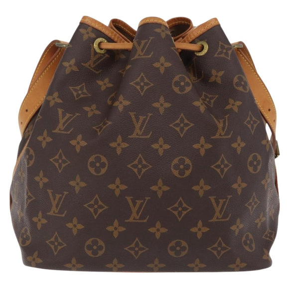LOUIS VUITTON Monogram Petit Noe Shoulder Bag M42226 LV Auth 206234V