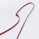 FENDI Zucchino Canvas Mamma Baguette Shoulder Bag Red Gold 8BT075 Auth 206235-14