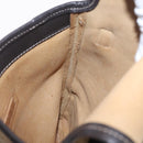 LOEWE Shoulder Bag Suede Beige Gold Auth 206237-24