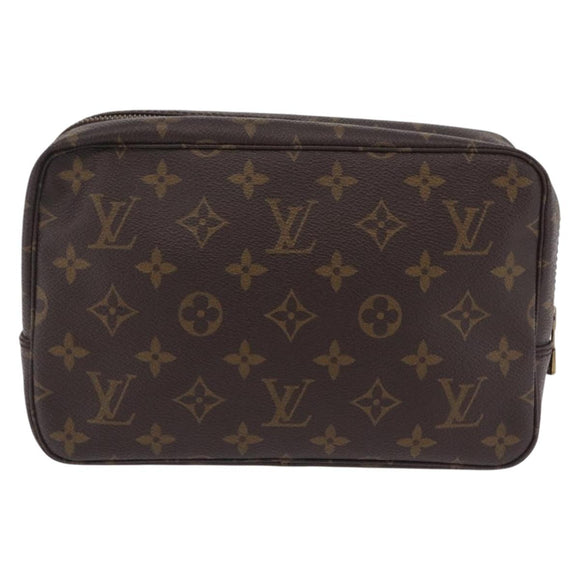 LOUIS VUITTON Monogram Trousse Toilette 28 Clutch Bag M47522 LV Auth 206244