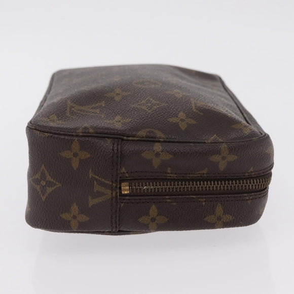 LOUIS VUITTON Monogram Trousse Toilette 28 Clutch Bag M47522 LV Auth 206244