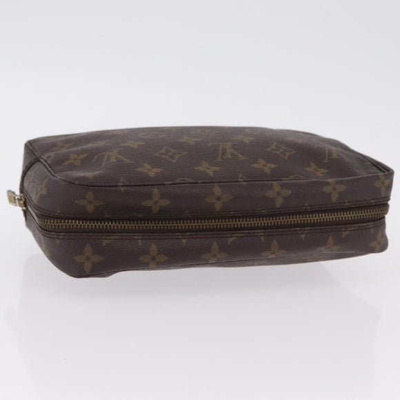 LOUIS VUITTON Monogram Trousse Toilette 28 Clutch Bag M47522 LV Auth 206244
