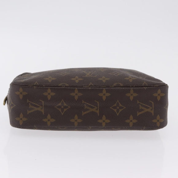 LOUIS VUITTON Monogram Trousse Toilette 28 Clutch Bag M47522 LV Auth 206244