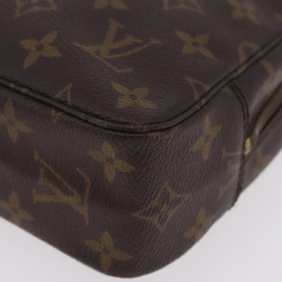 LOUIS VUITTON Monogram Trousse Toilette 28 Clutch Bag M47522 LV Auth 206244