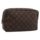 LOUIS VUITTON Monogram Trousse Toilette 28 Clutch Bag M47522 LV Auth 206246-1