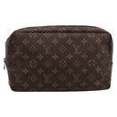 LOUIS VUITTON Monogram Trousse Toilette 28 Clutch Bag M47522 LV Auth 206246-13