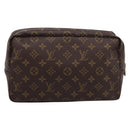 LOUIS VUITTON Monogram Trousse Toilette 28 Clutch Bag M47522 LV Auth 206246-2