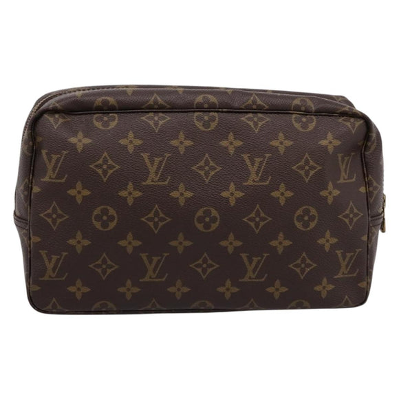 LOUIS VUITTON Monogram Trousse Toilette 28 Clutch Bag M47522 LV Auth 206246
