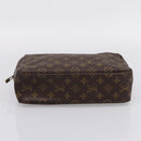 LOUIS VUITTON Monogram Trousse Toilette 28 Clutch Bag M47522 LV Auth 206246-6