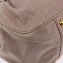 Miu Miu Hand Bag Vitellolux Pink Gold Auth 206250M-21