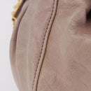 Miu Miu Hand Bag Vitellolux Pink Gold Auth 206250M-14