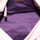 Miu Miu Hand Bag Vitellolux 2way Pink Gold Auth 206251M-10