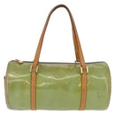 LOUIS VUITTON Monogram Vernis Bedford Hand Bag Baby Blue M91007 LV Auth 206254-2