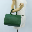 LOUIS VUITTON Epi Speedy 25 Hand Bag Borneo Green M43014 LV Auth 206255V-22