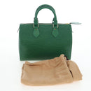 LOUIS VUITTON Epi Speedy 25 Hand Bag Borneo Green M43014 LV Auth 206255V-12