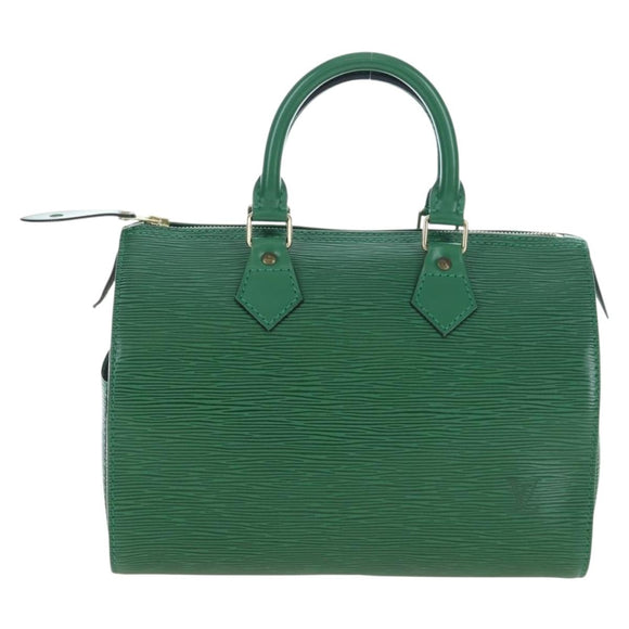 LOUIS VUITTON Epi Speedy 25 Hand Bag Borneo Green M43014 LV Auth 206255V