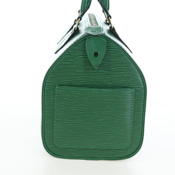 LOUIS VUITTON Epi Speedy 25 Hand Bag Borneo Green M43014 LV Auth 206255V
